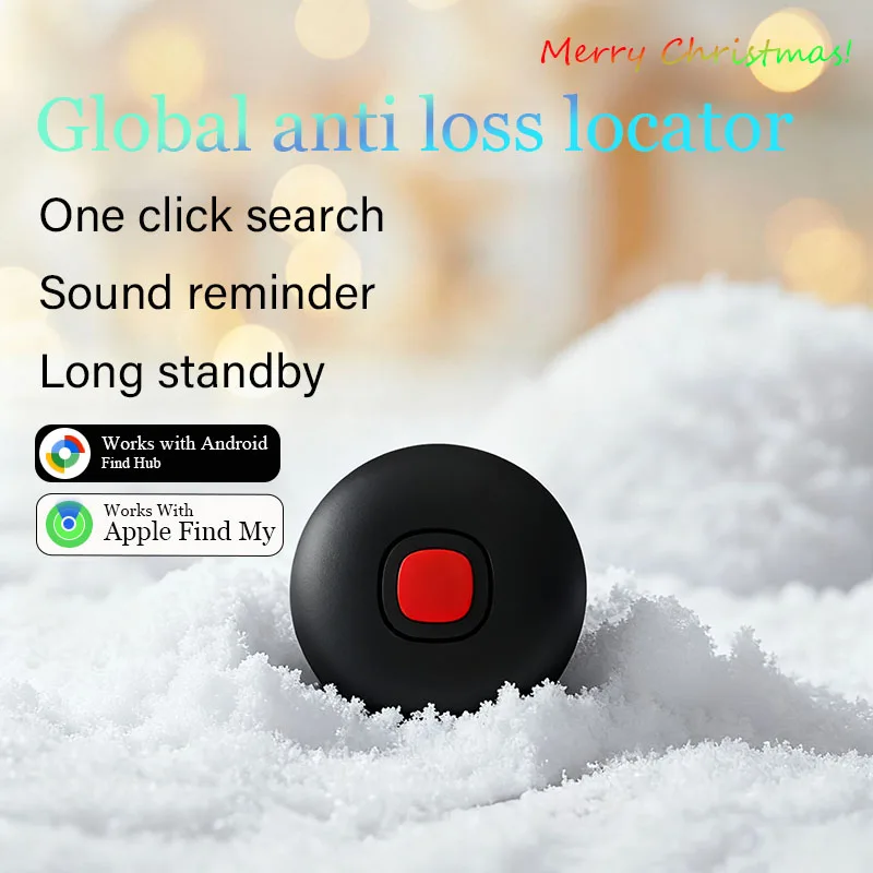 

Dual System Anti-loss Device Wallet Tracking Location Smart Tag for Apple or Android Key Finder Air tag Christmas Gift