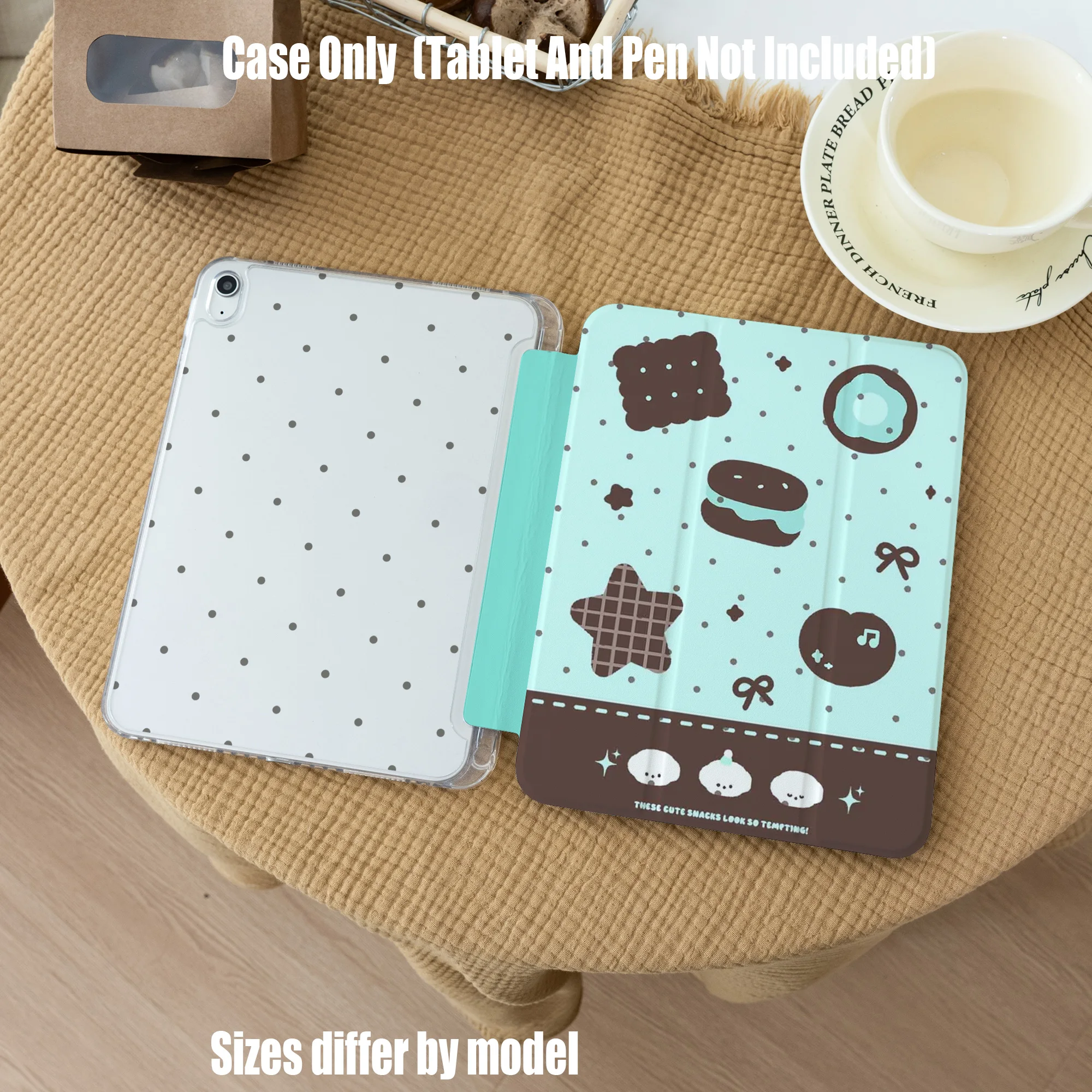 

Stylish Case For Apple iPad 10.9 10.2 Inch Air7 Pro 11 Mini Full Protection Soft Case With Elegant Colors Fit All iPad Models