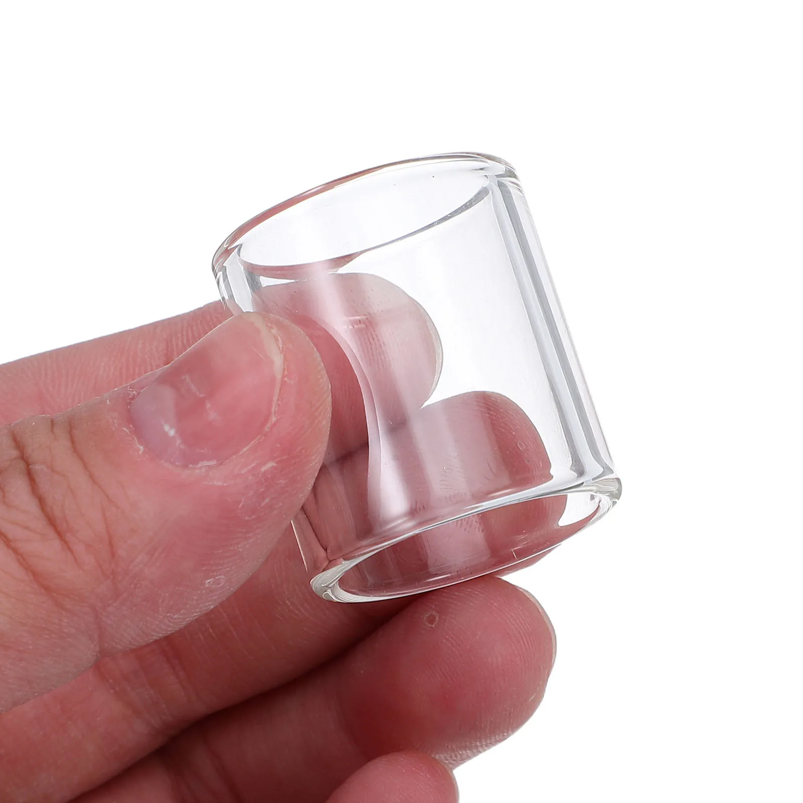 

28mm Finger Slide Bar for Guitar Lightweight Durable High Grade Glass Accessory for Acoustic Electric Banjo Ukulele White