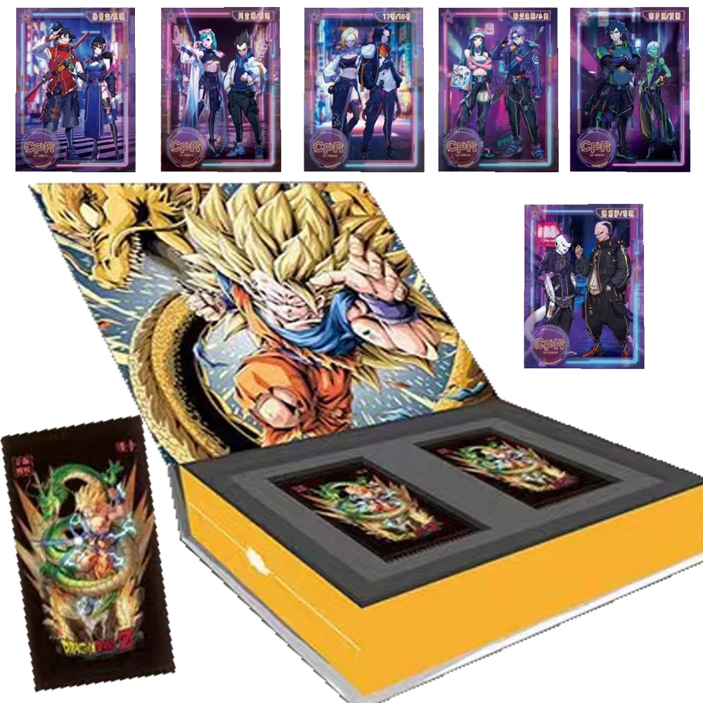 

Wholesale Dragon Ball Collection Cards for Children Entertainment Cyber Cool Rare Dazzling Colors Cards Toys Anniversary Gifts