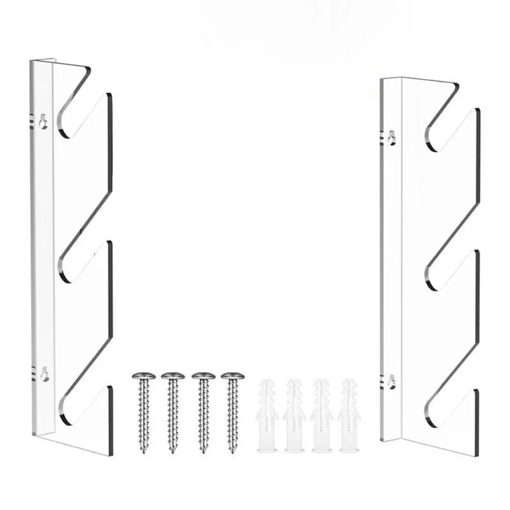3-Level For Acrylic Wall Rack for Skateboard Display Compatible with Standard Longboards Cruisers and Surfboards
