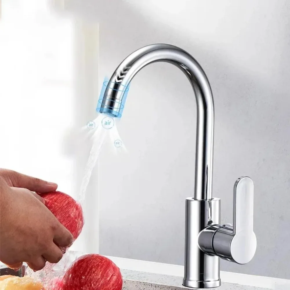 

Hot And Cold Vegetable Wash Basin Dishwashing Pool SinkKitchen Faucet Household Splash-proof Boosting Hot And Cold Faucet