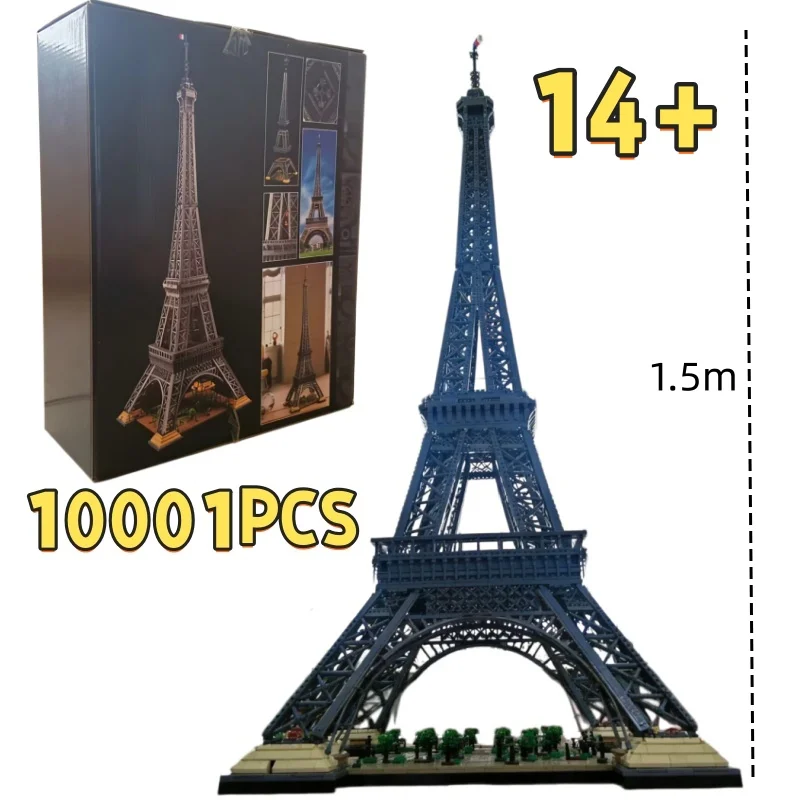 

2026New moc10001PC 1.5M Eiffel Tower compatible 10307 PARIS Architecture Model Building Block Adult Children Toy Gift Set