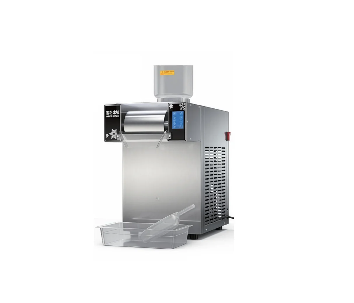 

Commercial touch screen snowflake ice maker for milk and ice cream snowflake ice maker