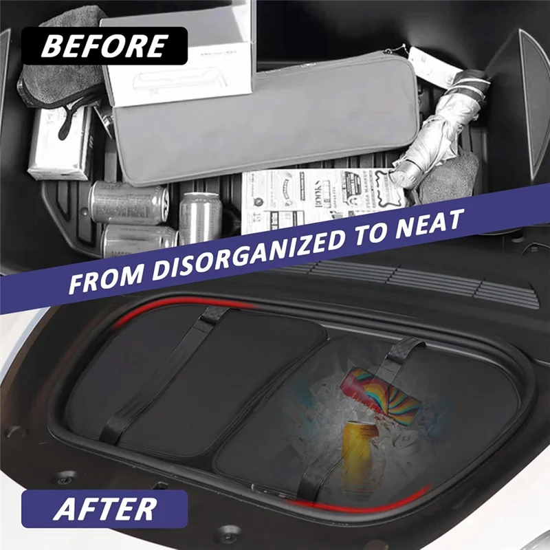 

Cooler Bag Organizer For Tesla Model Y 2020-2025 Frunk Front Trunk Storage Insulation
