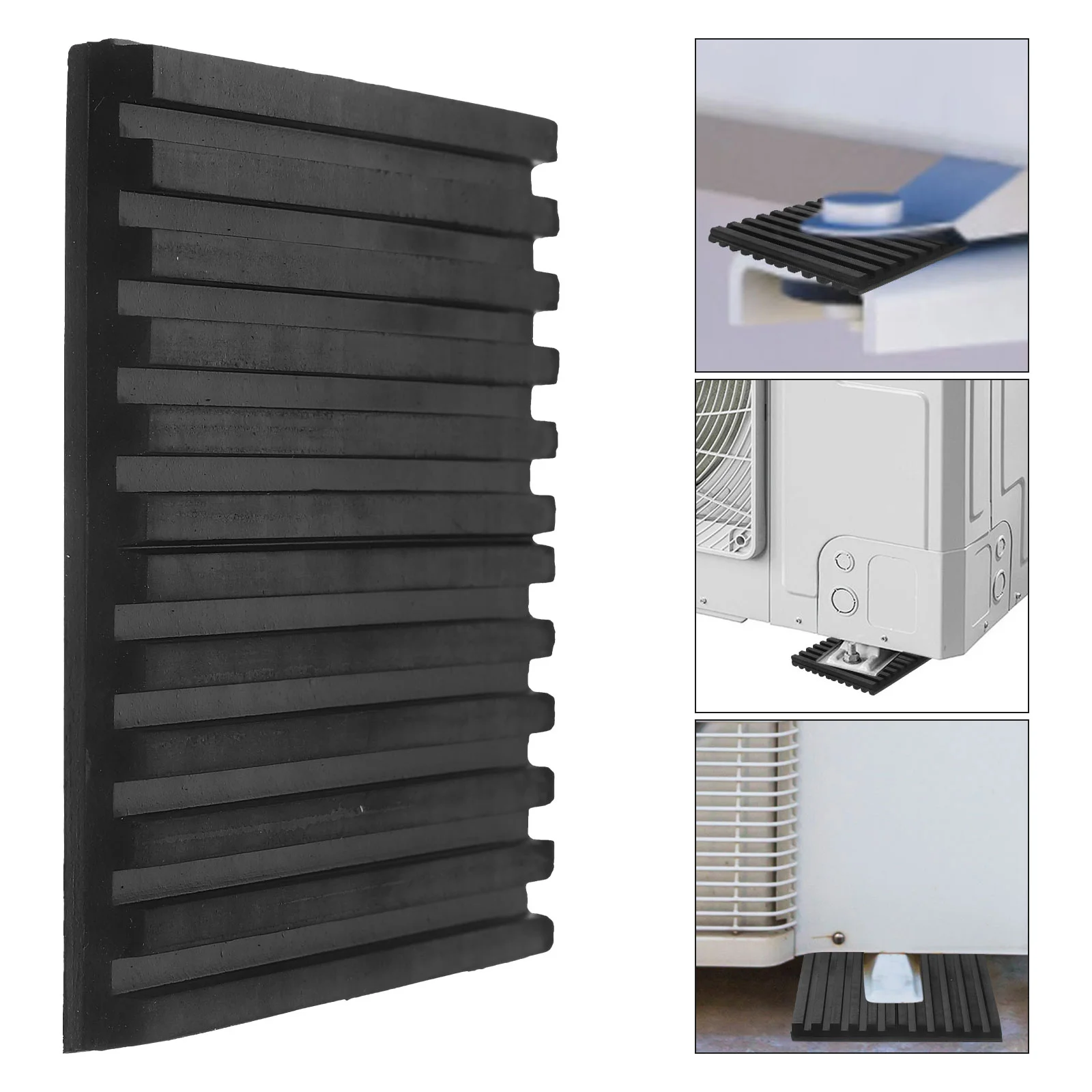 

4pcs Air Conditioner Anti-vibration Pads AC Vibration Isolation Pads Air Conditioner Rubber Pads mechanical vibration damping pa