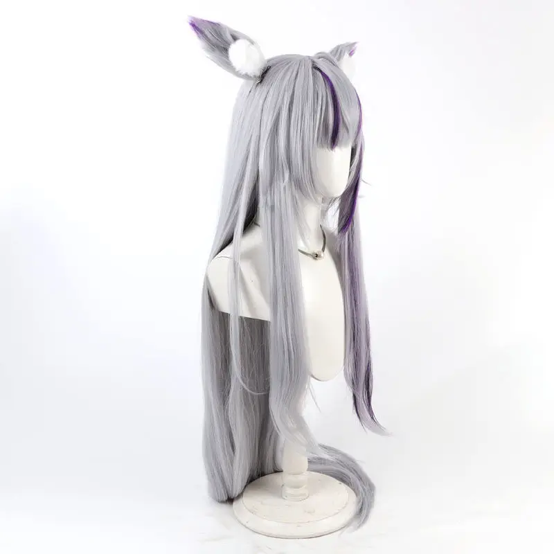 Virtual YouTube Vtuber Kaede Higuchi Cosplay Wig Halloween Carnival Party Props Synthetic Hair Heat Resistant Fiber + Wig Cap