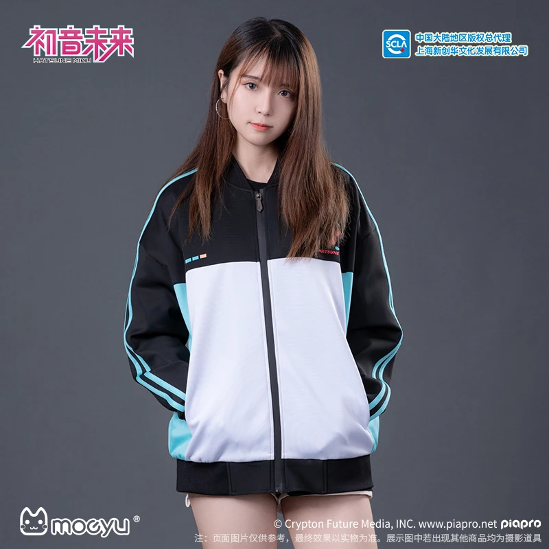 

2023 Moeyu Hatsune Miku Jacket Men Winter Women Male Coat Vocaloid Cosplay Heart of Esport Anime Casual Outerwear Costume