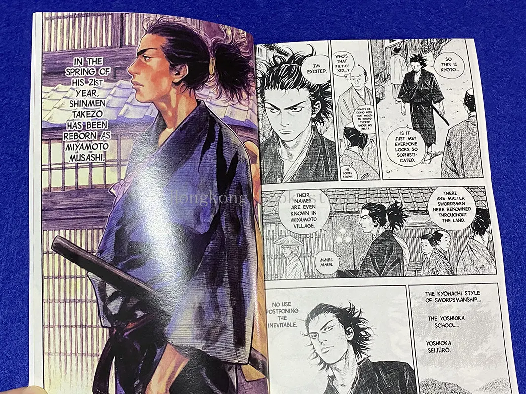 Anime Vagabond Volume 1-3 Miyamoto Musashi Japanese Teen Mystery Romance English Comic Book Manga Book English Version New Books