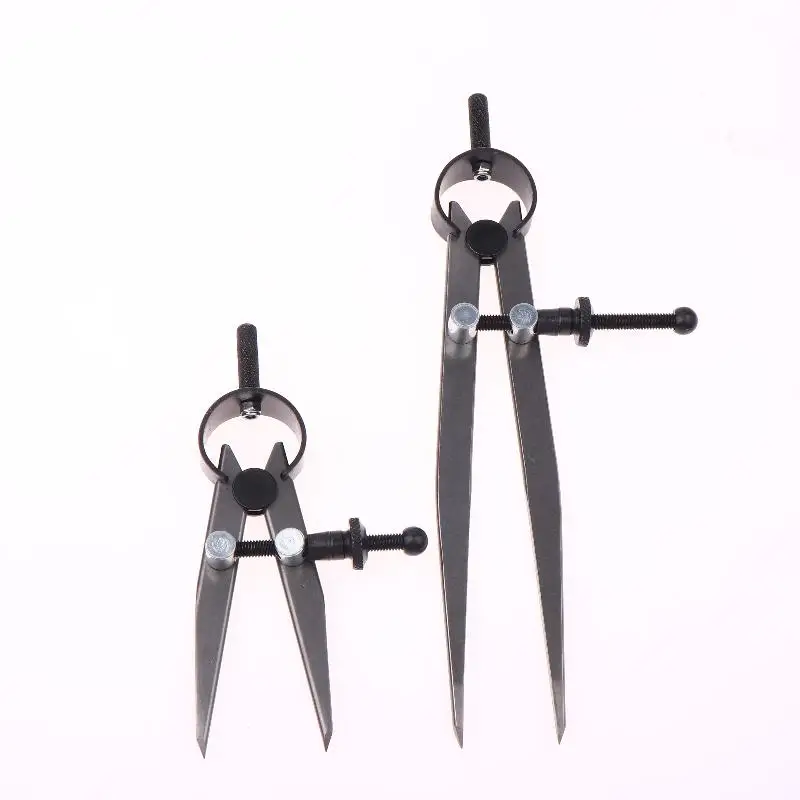 1 Pcs Adjustable Compasses Gauges Leathercraft Line Marking Gauge Wing Divider Rotating Scratch Gauge Handcraft Leather Tool