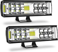Tripcraf Side Shooter LED Pods 2PCS 6.5 Inch 60W Flood Spot Beam Combo LED Light Bar LED Fog Light Driving Light Led Work Light