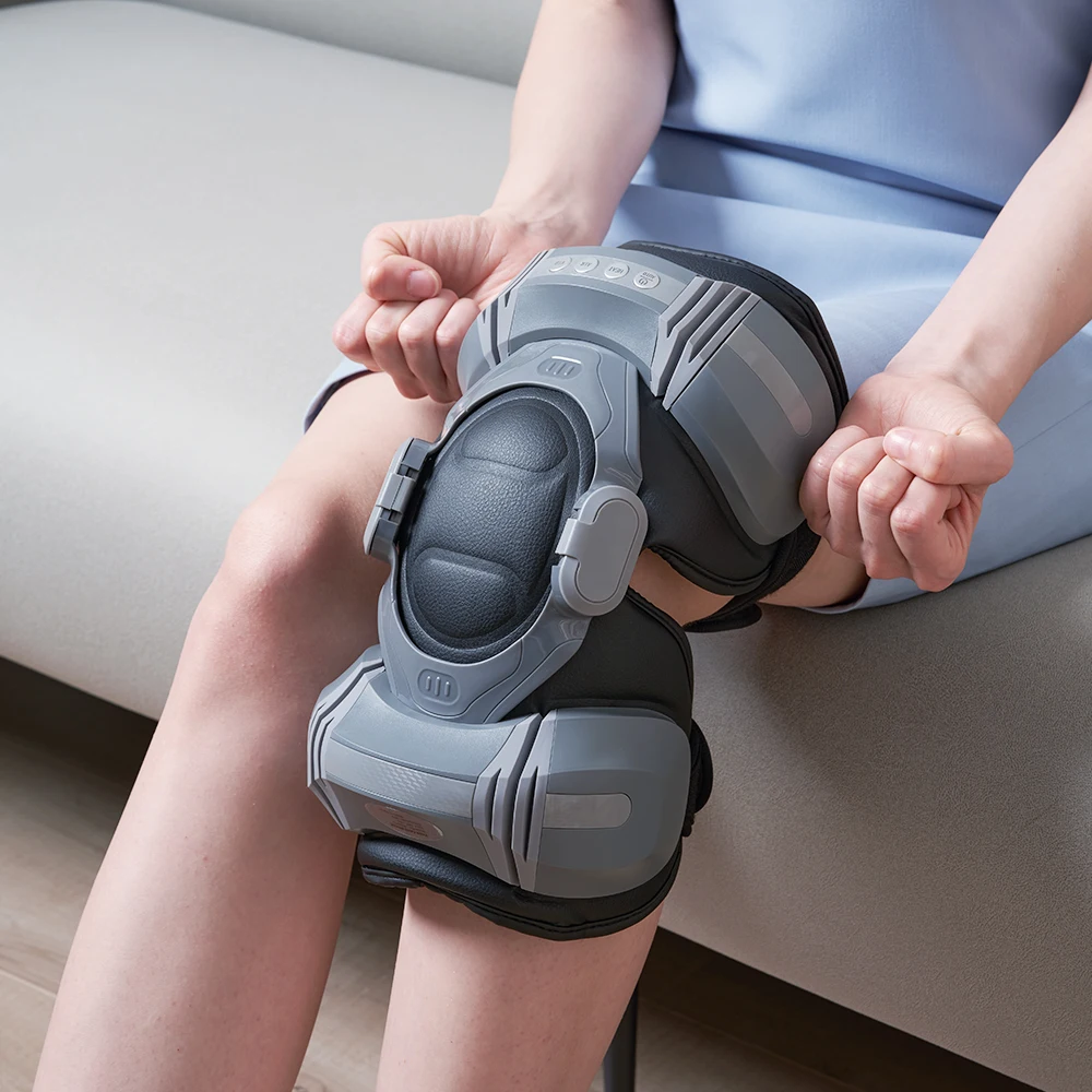 2025/Alphay Intelligent Control Knee Massager with Three-Level Adjustable Heating Ergonomic Design for Leg & Arm Pain Relief
