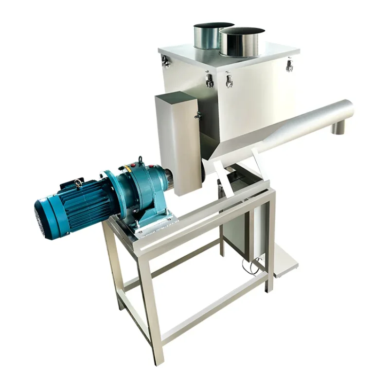 Screw conveyor feeder system with weighing adjustable speed small screw stainless steel stirring blade feeding machine