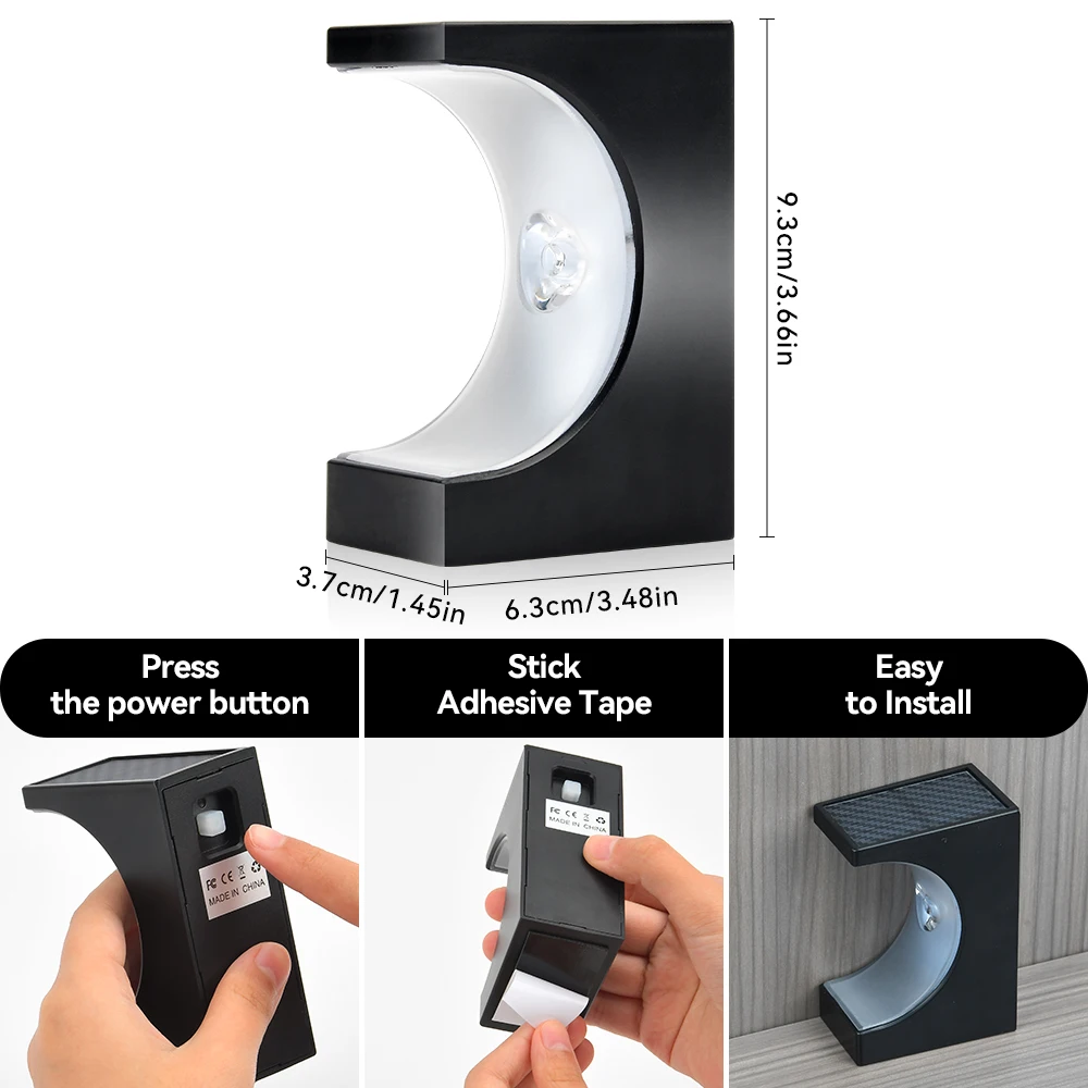 Солнечные лампы для ступенек, 6 шт.