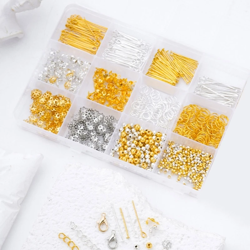 

30 Compartment Plastic Jewelry Storage Box for Rhinestones Craft Organizers