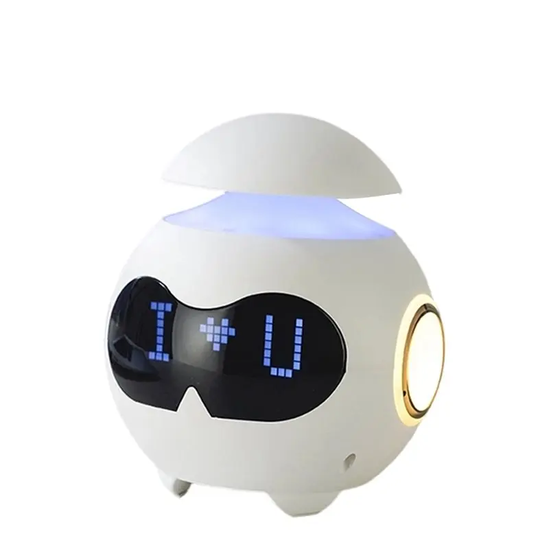 L60A Touch Control Dimmable LED Night Light Digital Alert Alarm Clock With Bluetooth Speaker Music Lamp Bedside Table Light