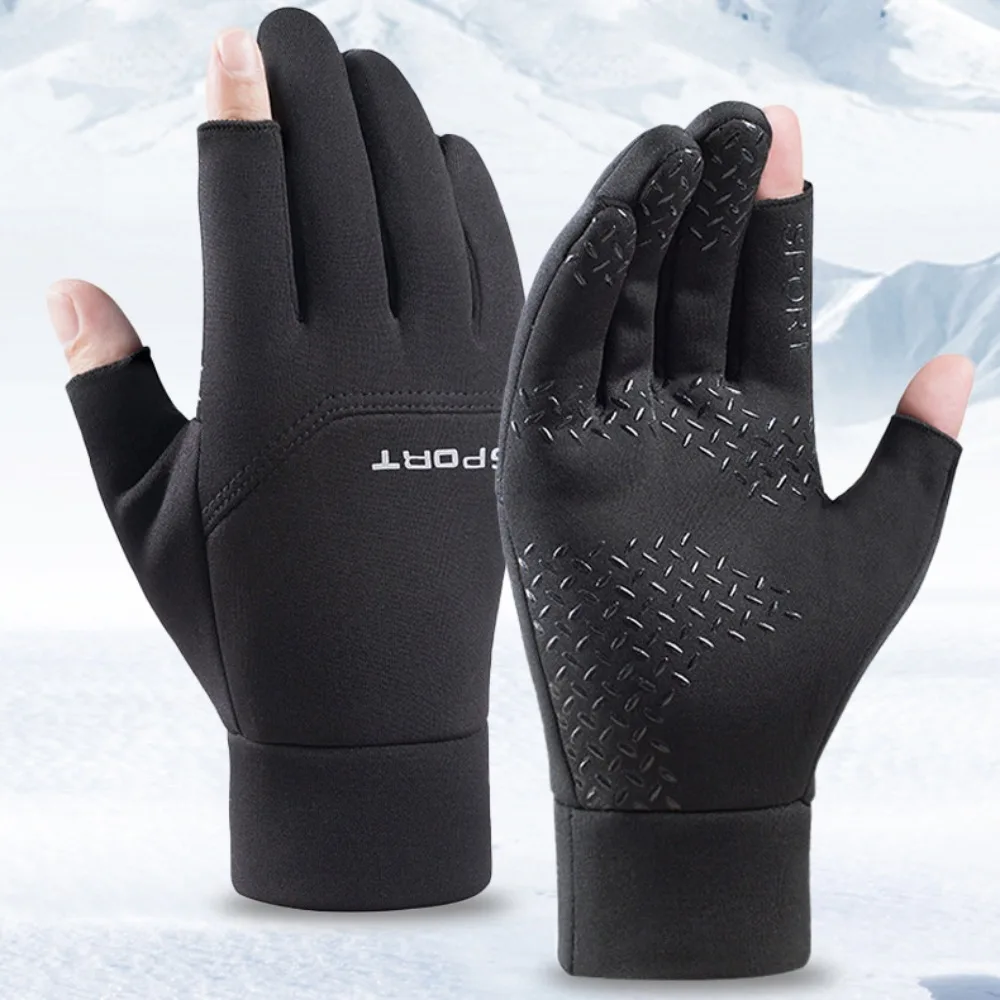 2024 Touchable Screen Winter Gloves Warm Waterproof Driving Mittens Skiing Gloves Cycling Driving