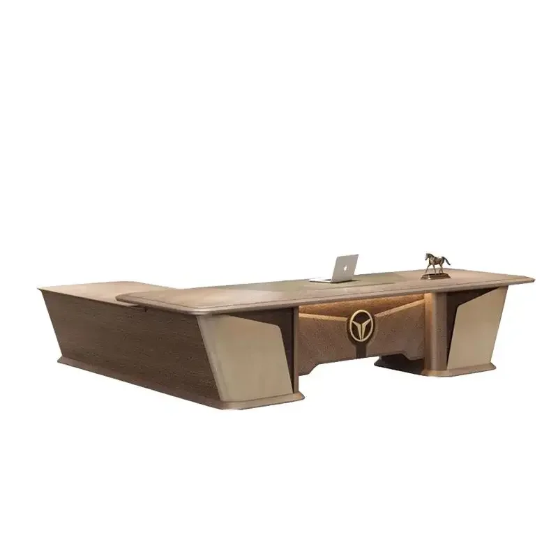#Quality Storage Computer Desks Reception Light Luxury Modern Secretary Office Desk Minimalist Work Escritorio Oficina Furniture