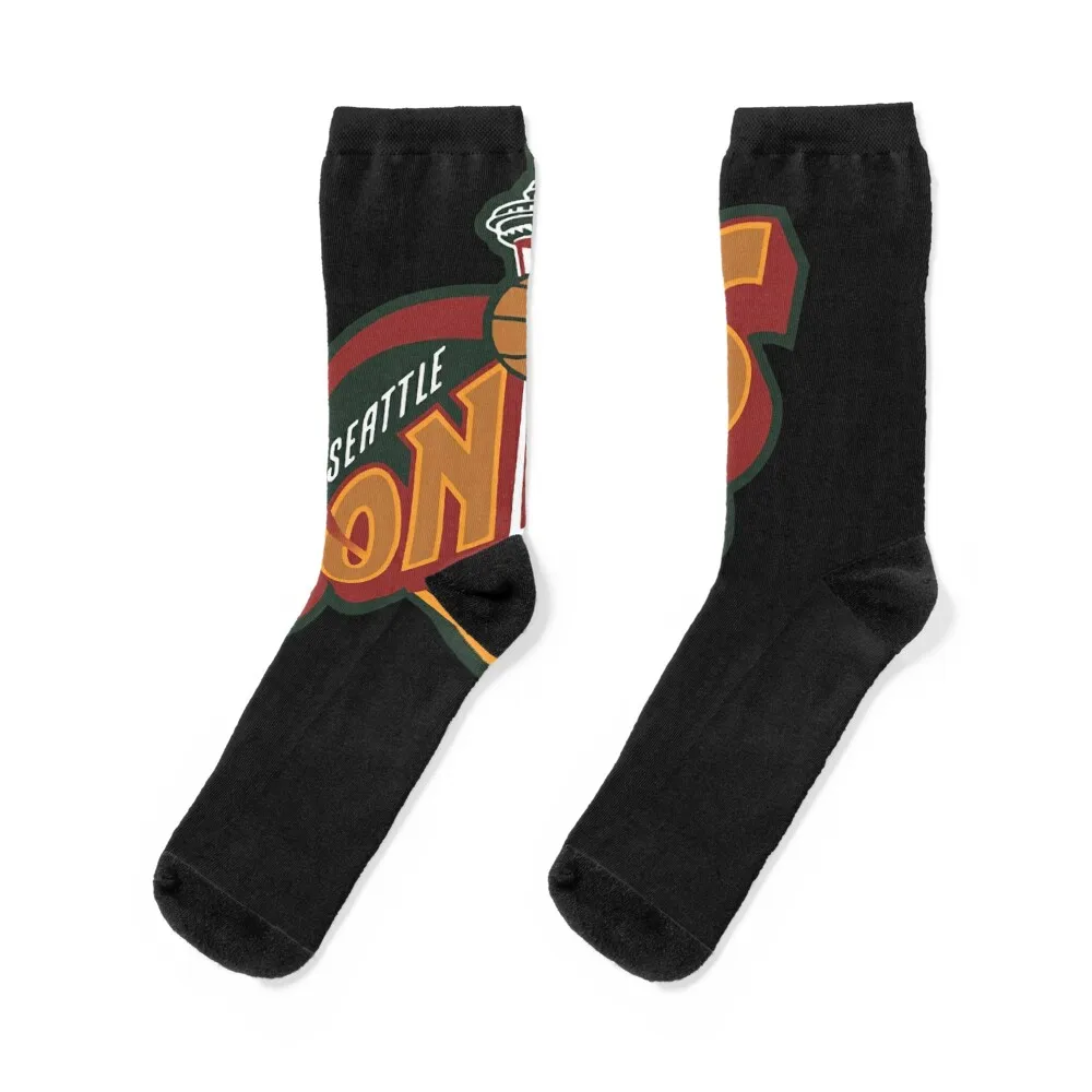 

seattle sonic Socks luxe designer brand with print Lots Women's Socks Men's