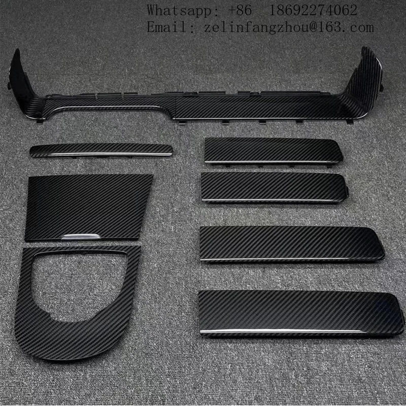 Original Real Carbon Fiber Interior for Mercedes G Class W463 W464 G350 G400 G500 G63 Black PVC Style Popular Style Suitable