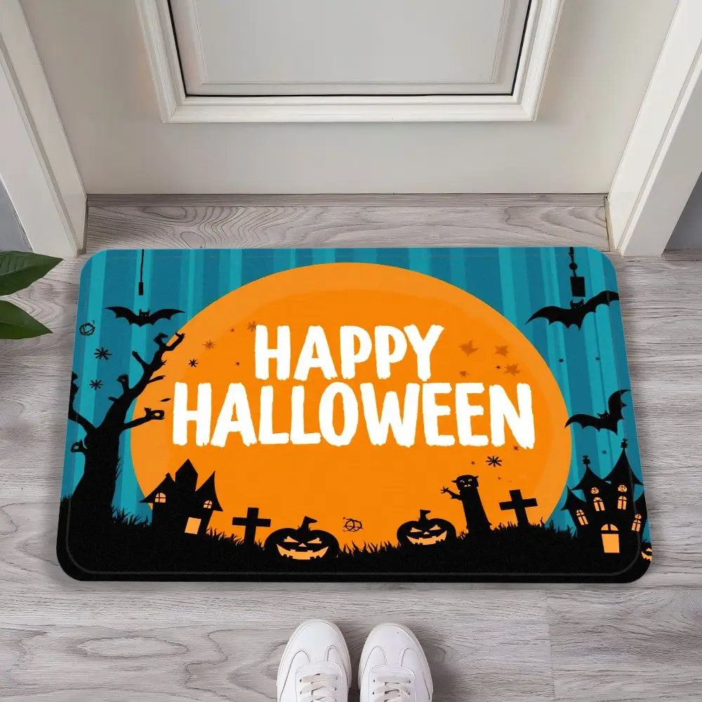 VIKAMA Aesthetic Blue Haired Anime Mouse Pad, Character with Neon Lights Decorative Pad for Desk Setup