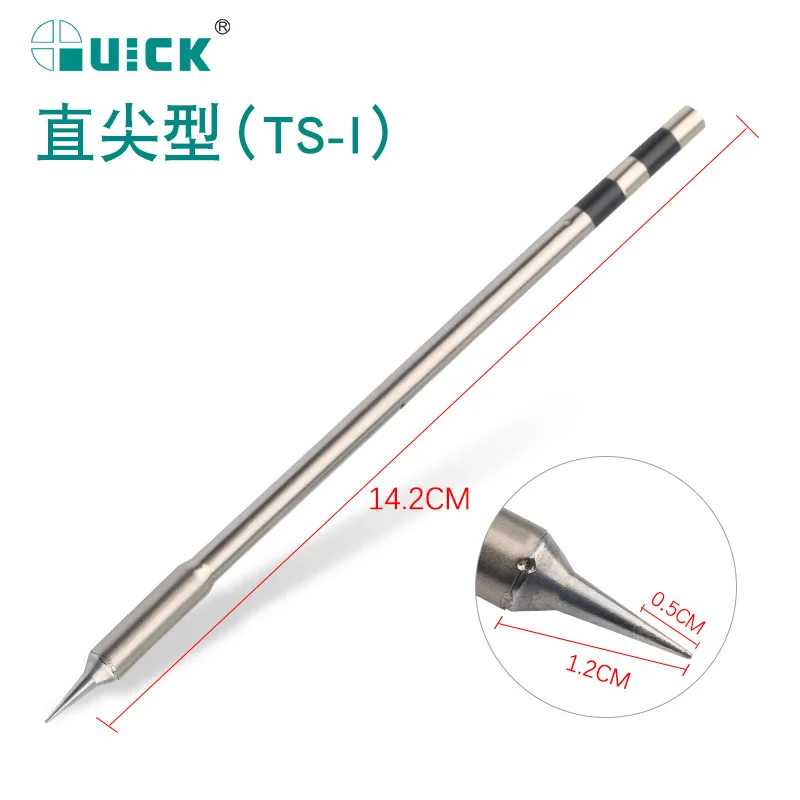 Original QUICK TS1200A Bleifreie Lötspitze Schweißstift-Werkzeug TSS02-SK TSS02-I TSS02-1C TSS02-J TSS02-KK Lötspitze – Detail 12