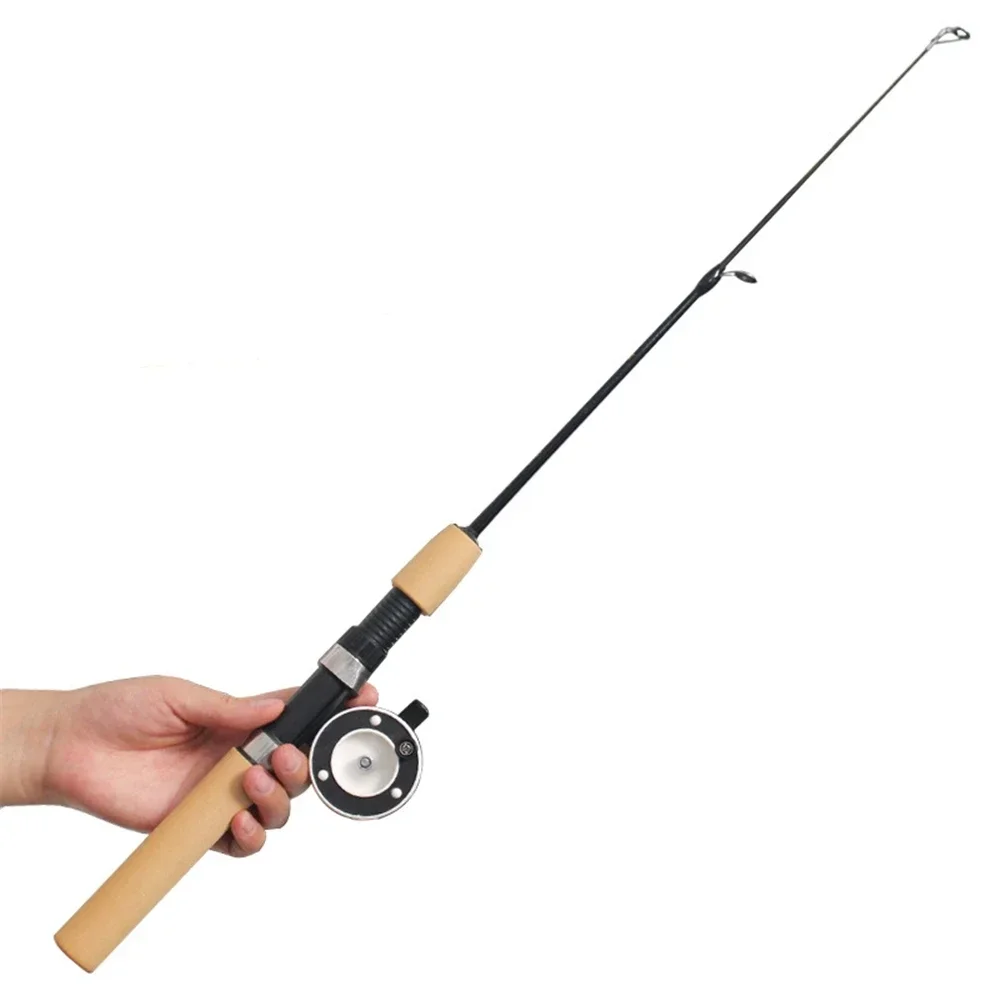 

55/65/75 cm Mini Telescopic Ice Fishing Rod Portable Carbon Fiber River Shrimp Carp Fishing Pole Winter Fishing Rod Tackle New