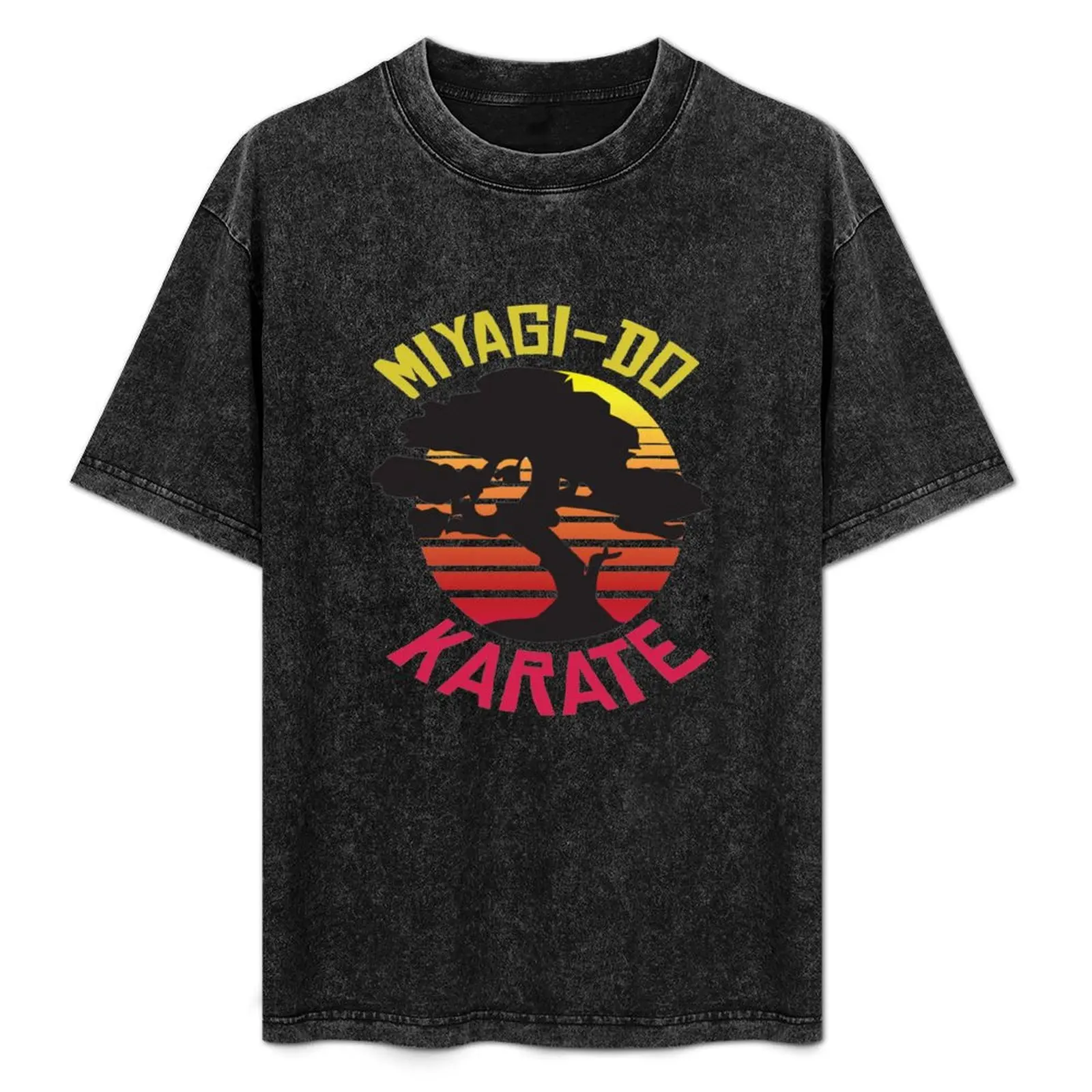 

Miyagi Do Silhouette Bonsai - Retro T-Shirt tees hippie clothes mens champion t shirts