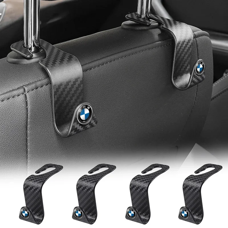 

1/2/4pcs Car Seat Headrest Hook Auto Back Seat Organizer Hanger For BMW X1 X2 X3 X5 X4 X6 X7 G30 G20 G32 G11 G12 F40 F30 F20 F1