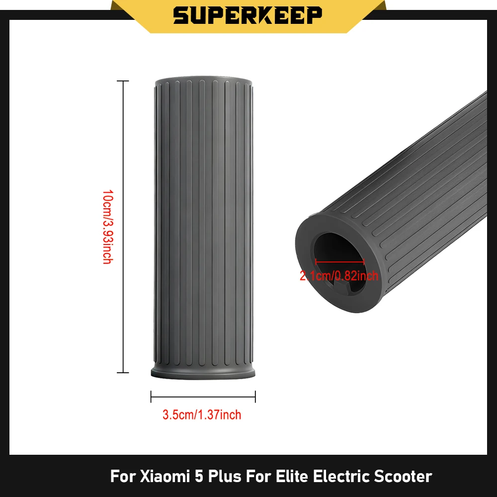 

For Xiaomi 5 Plus for Elite Electric Scooter Soft Rubber Sleeve Non Slip Handle Silicone Cover Handlebar Grips Accessories