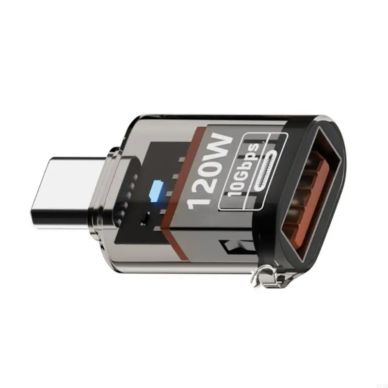 OTG Adapter for Laptop Support Charging Type-C Male to USB A Female Converter 