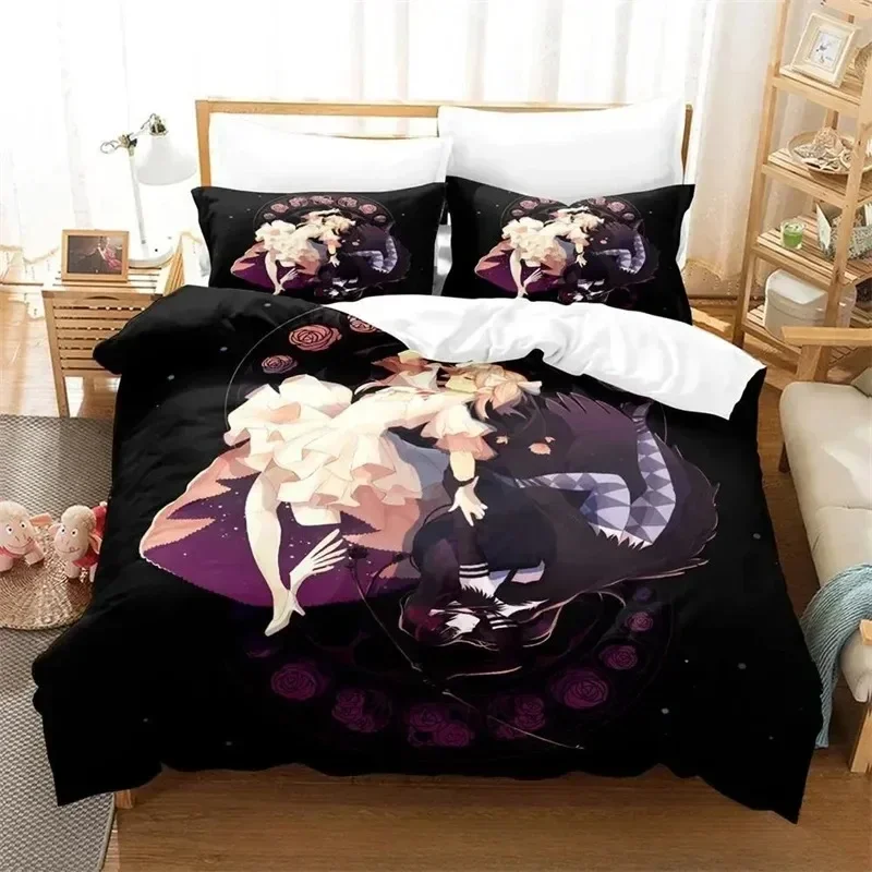 Anime Puella Magi Madoka Magica 3D NEW Duvet Cover Pillowcase Bedding Set Adult Boy Girl Bedroom Decoration Single Double Large