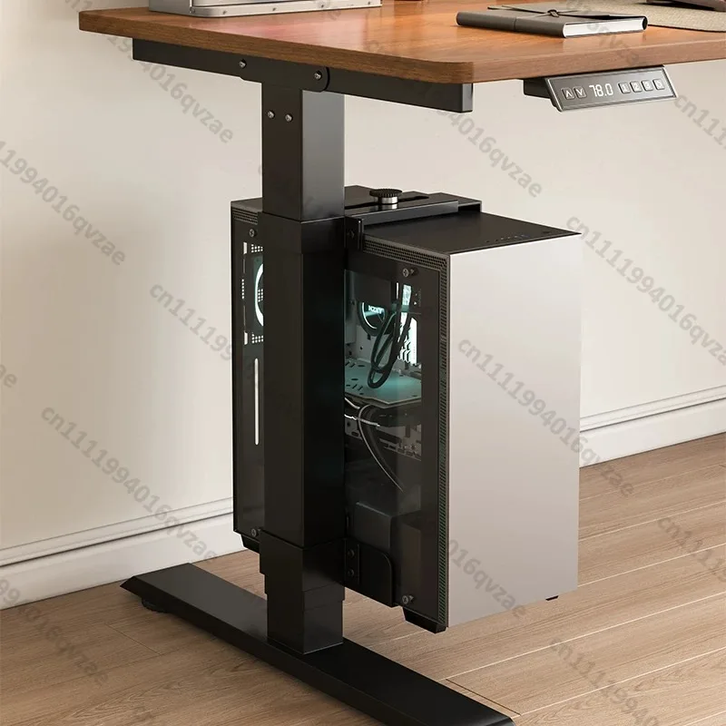 Special Desktop Computer Chassis Fixed Hanging Tray Bracket, Adjustable Mainframe Lifting Frame for Desktop PC, Space-Saving