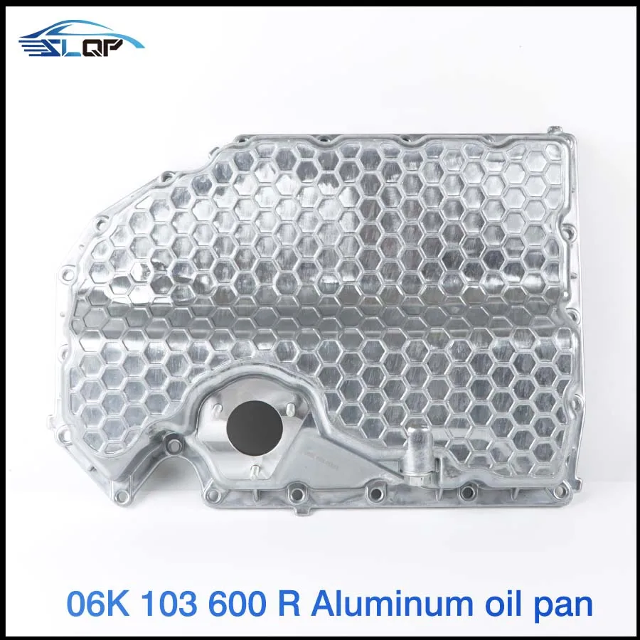 06K103600R For A1 A3 Q2 TT VW Golf MK7 GTI Sharan Tiguan Touran Passat Skoda All Aluminum Alloy Improved Oil Tray Waste Oil Pan