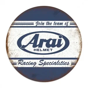 Vintage Retro extra runde Gasöle Metall Signal Rustikale Dekoration Wandkunst Poster lustiger Malereien für House Bar Pub Kaffee Garage 8 Hauptverkauf rustikaler Sockel - №8