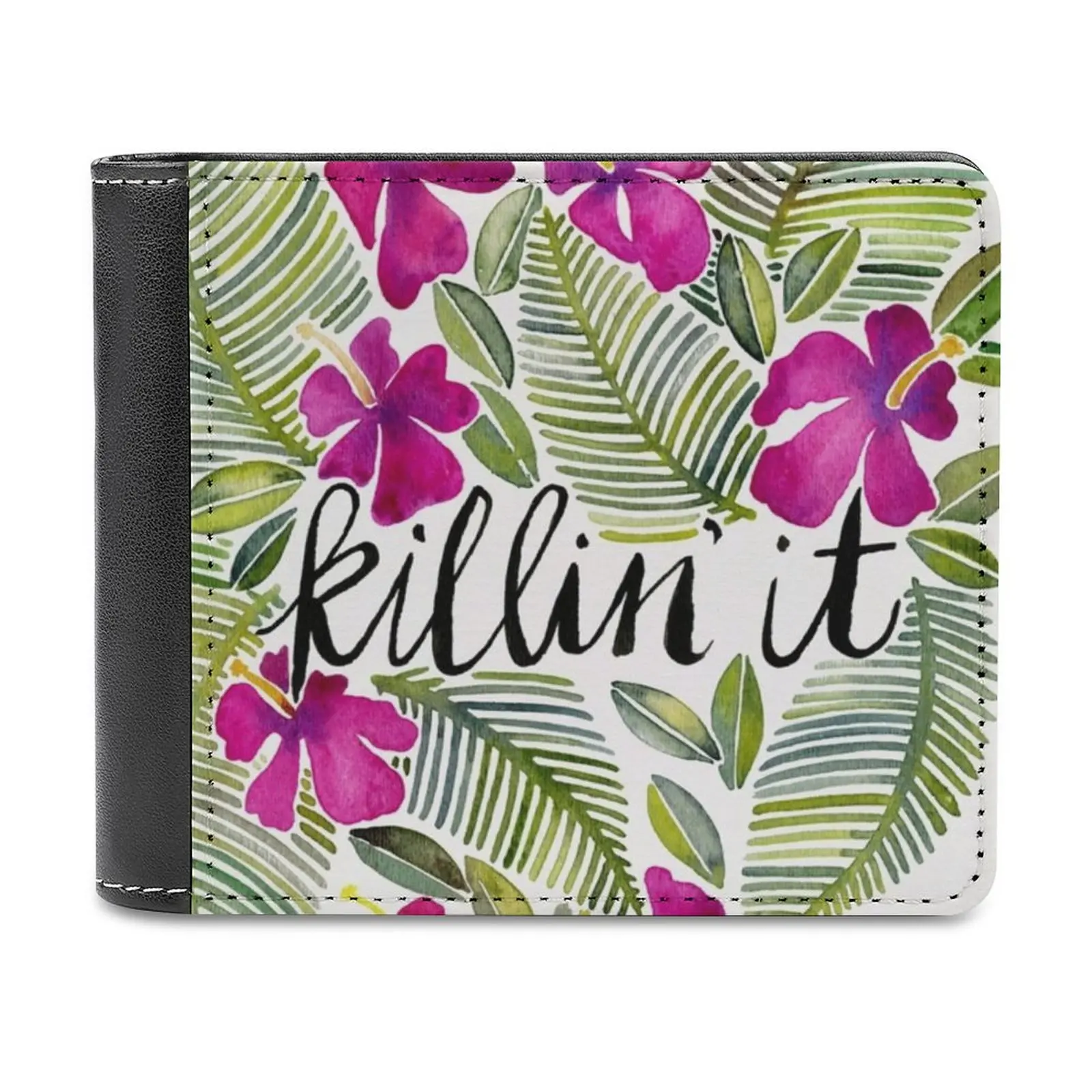 

Dragonfly In Amber Leather wallet men's wallet diy personalized purse father's day gift Dragonfly Libella Odonata Insect Animal