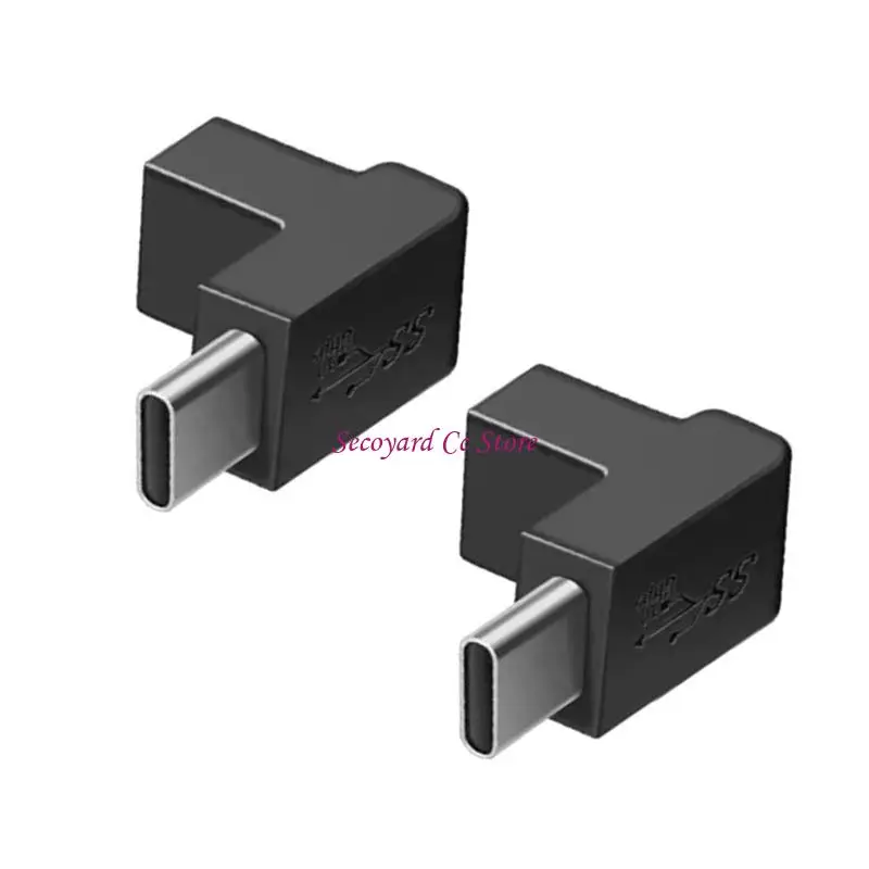 N3UC USB 3.1 Type C Converter with Female Male Ends Optional for Fast Device Connection and Enhances Durability 2PCS