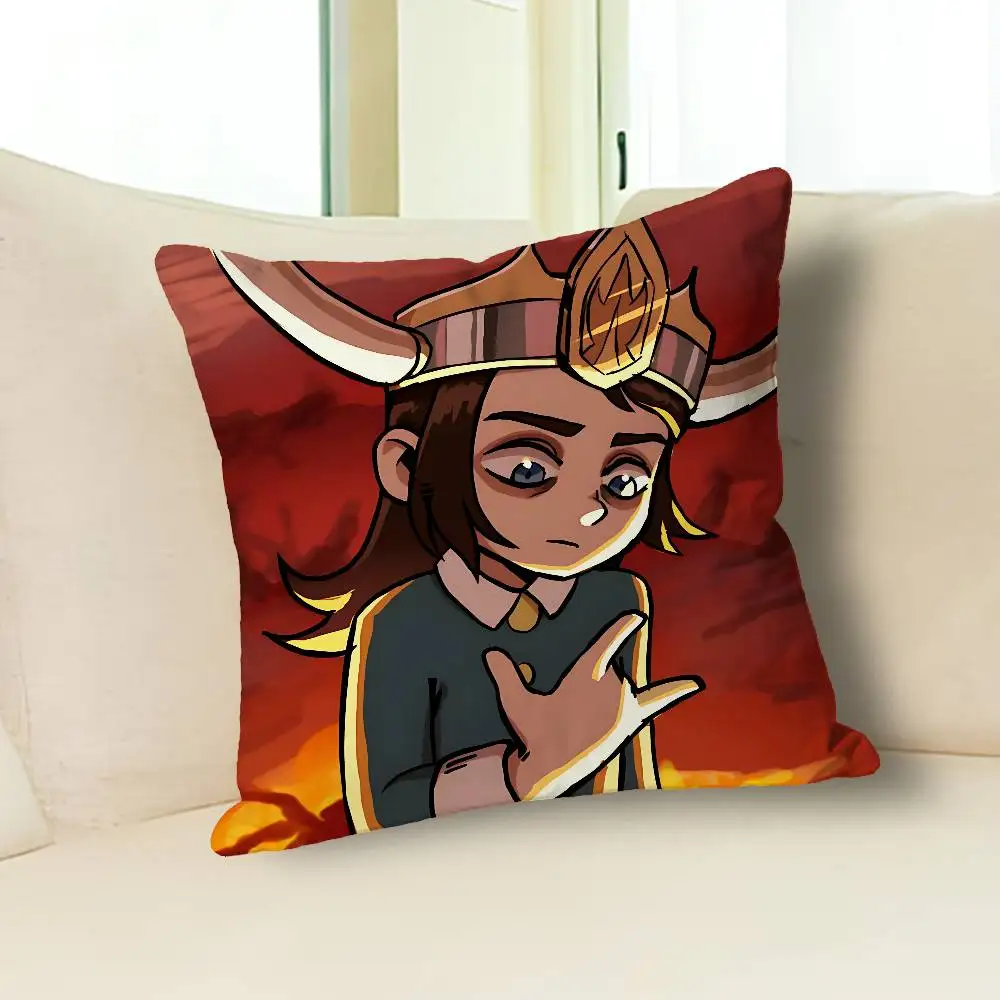 A-Abaddon H-Haunted Hotel Pillow Cases for Bedroom Living Room Sofa Home Decor Polyester Cushion Cover with Zipper