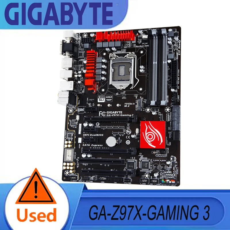 

Gigabyte GA-Z97X-GAMING 3 LGA 1150 Z97 Gaming Audio and Networking ATX Motherboard