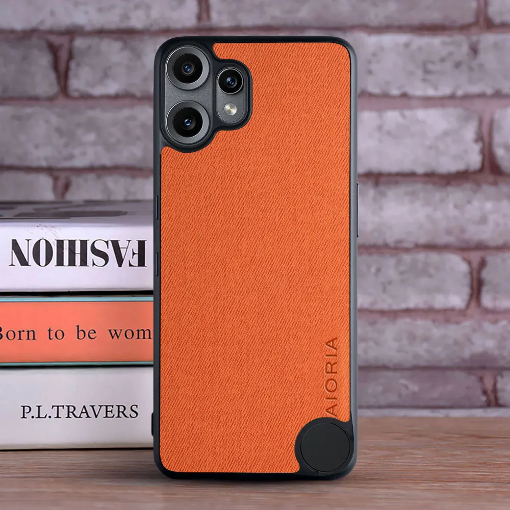 حافظة لهاتف CMF Phone 2 Pro مصنوعة من الجلد المنسوجات الصلبة غطاء هاتف أنيق من الجلد Coqua لهاتف cmf Phone 2 Pro capa Coqua #4