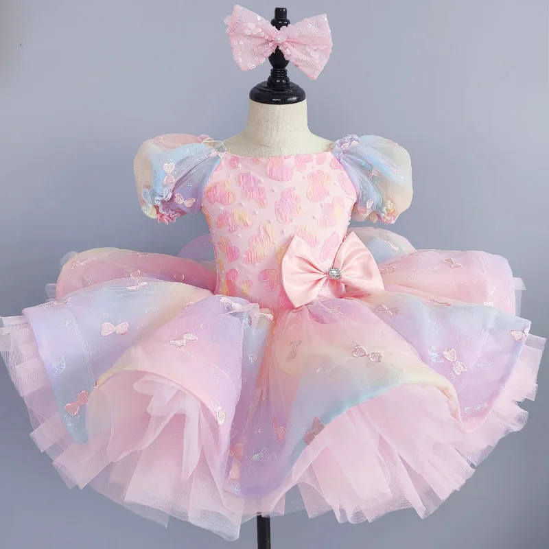

Toddler Performance ballet tutu dress Girls Jazz dance costumes Children ballerinas tutu Outfits kids Ballroom dance Clothes