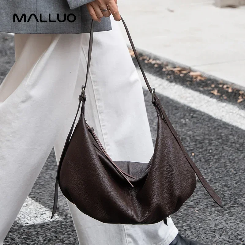 

Ladies Cowhide Casual Retro Handbag Women Natural Cow Genuine Leather Crossbody Bag Female Fashion Designer Luxury Shoulder Bags