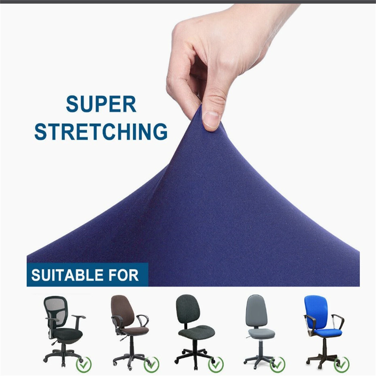 Stretchable Chair Cover Backrest Coverings Cushion Protectors Anti-dirty Office Computer Seat Cover Slipcover For Home Hotel