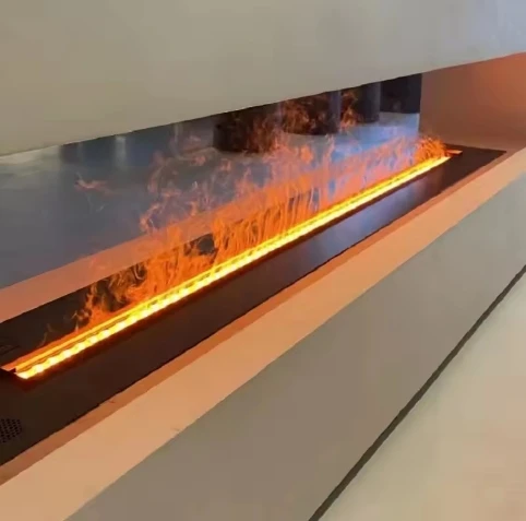 Fireplace Modern American TV Fireplace Console Indoor Outdoor 80/120 