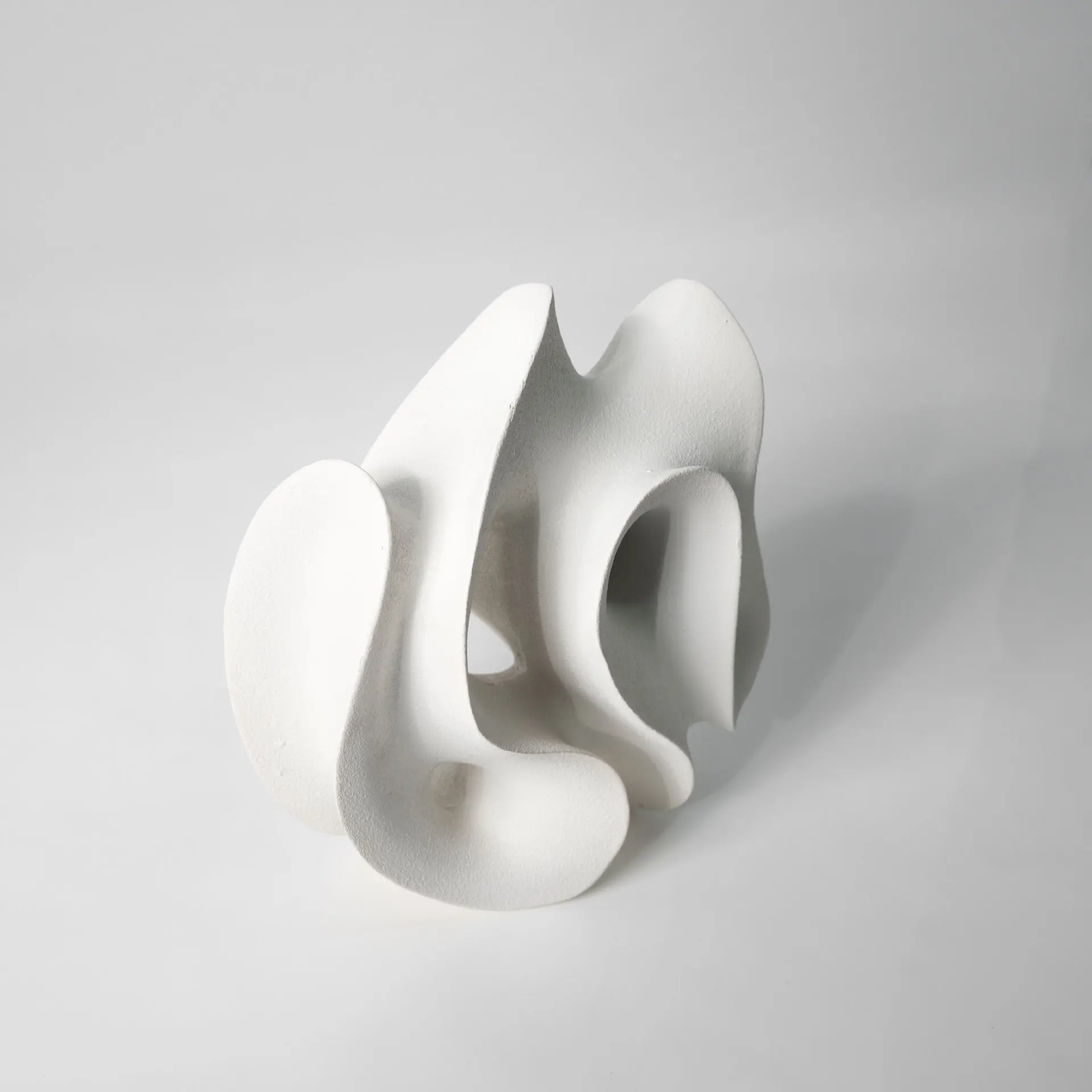 CX modern minimalist geometric hollow resin creative curve ornament