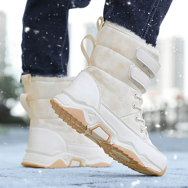 

Winter thickenThick GirlSnow Boots 2025 New Fashionable Plush Anti Slip Children's Snow Boots Comfortable Child Cotton Boots