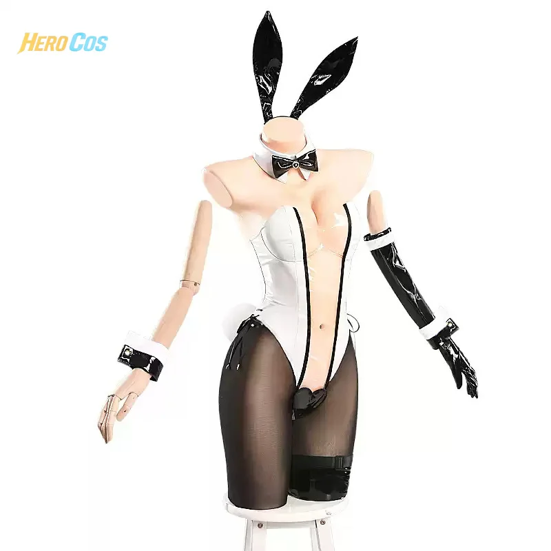 Game Browndust2 Aynil Cosplay Costume Bunny Girl Jumpsuit Hallowmas Christmas Role Play Women HERO Cos view 6