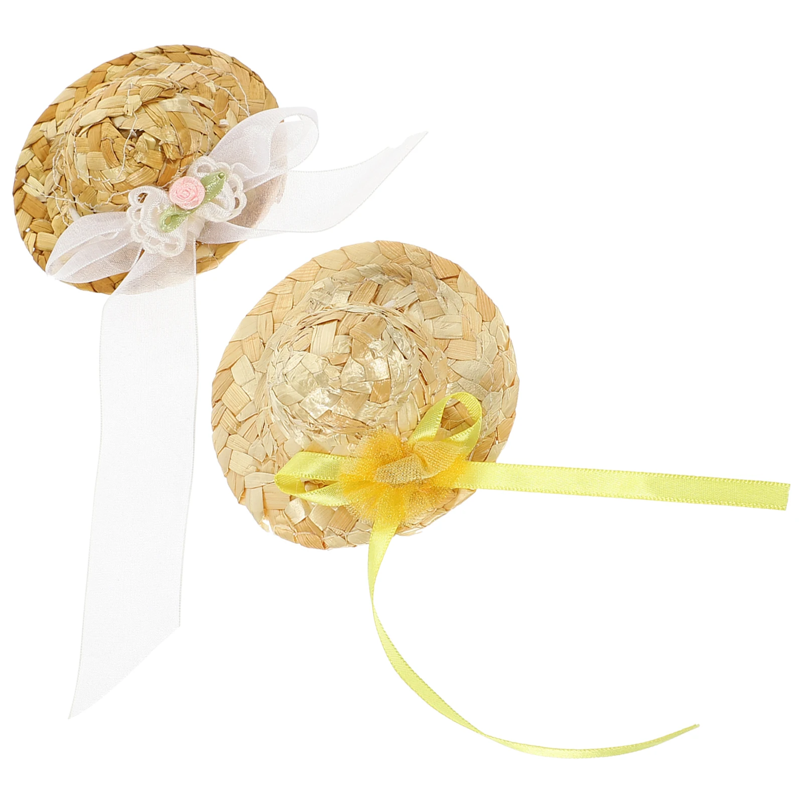 

2pcs Mini Chicken Hats Adjustable Cloth Hen Comfortable Bird Accessory Decorative Parrot Hat Festival Gift Party Supplies Funny
