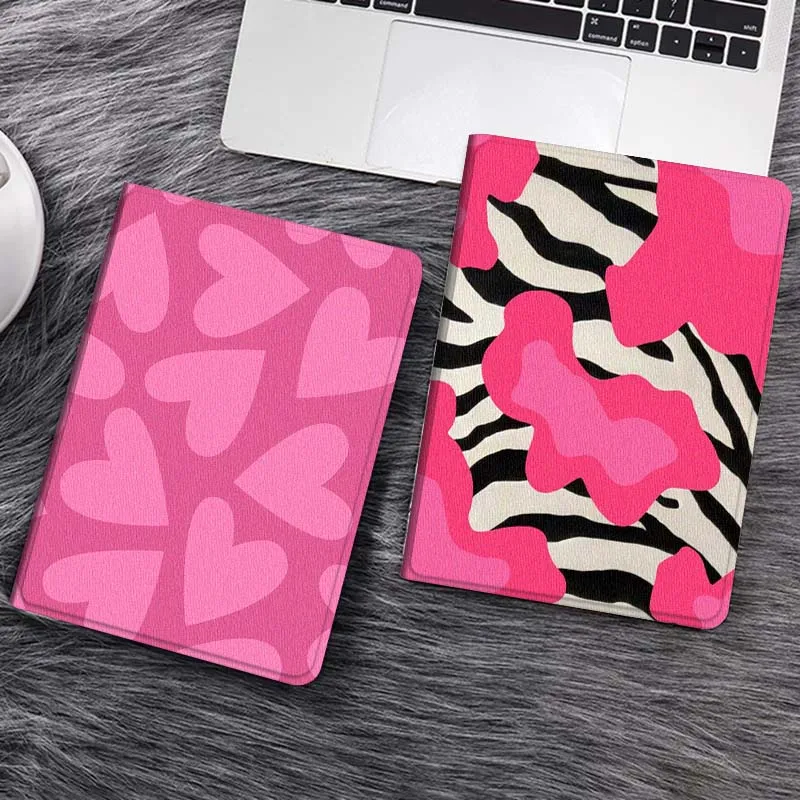 

Чехол для планшета с рисунком розового сердца для Samsung Tab Galaxy S6 S11 A A7 A8 A9 A11 10,1 10,4 10,5 Plus Lite, подарок