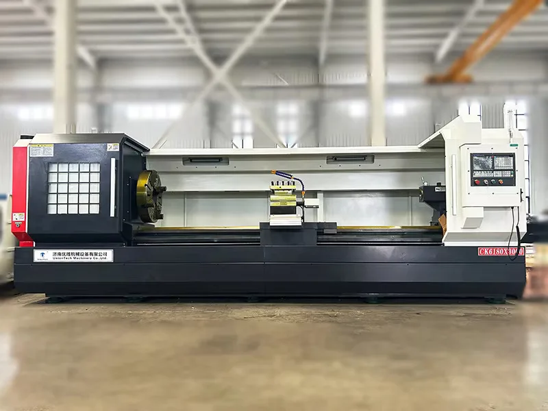 Big Size Lathe CK6180 With Control Heavy Duty CNC Turning Hine GSK System
